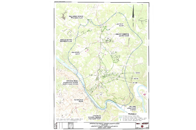 Amherst county water system map 01