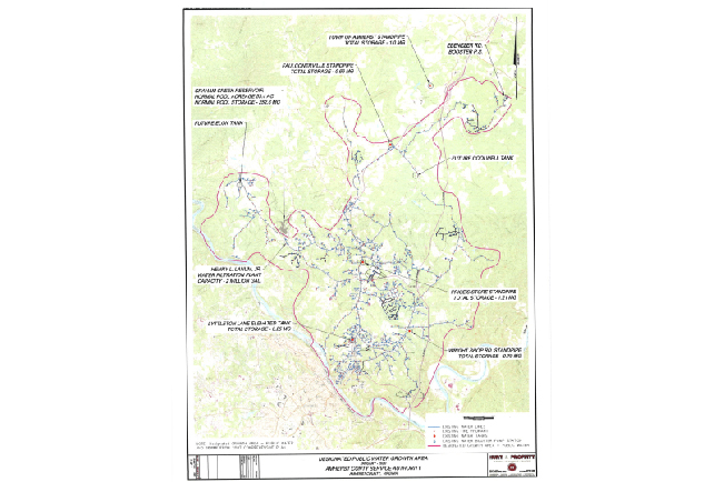 Amherst county sewer system map
