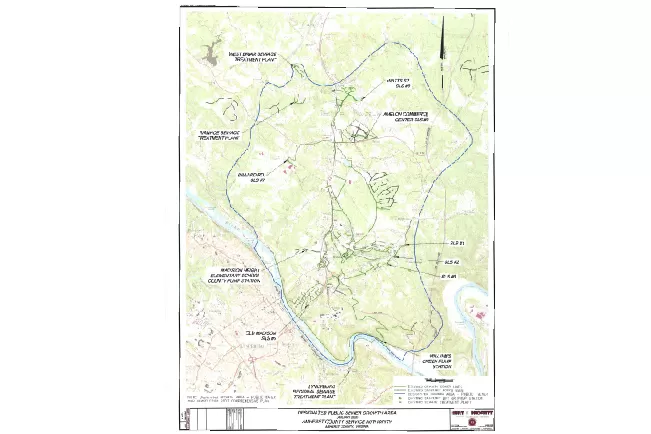 Amherst county water system map 01