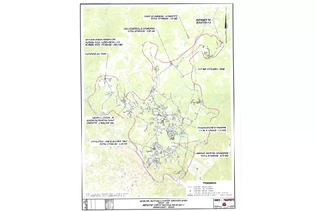 Amherst county sewer system map